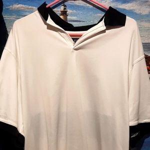 Izod Perform X Zip up Polo Shirt